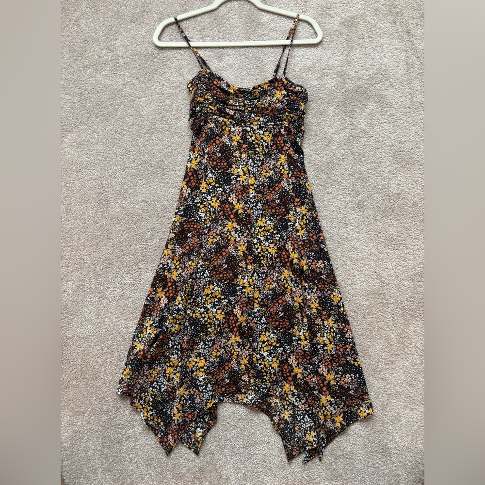 BCBGeneration Asymmetrical Floral Dress